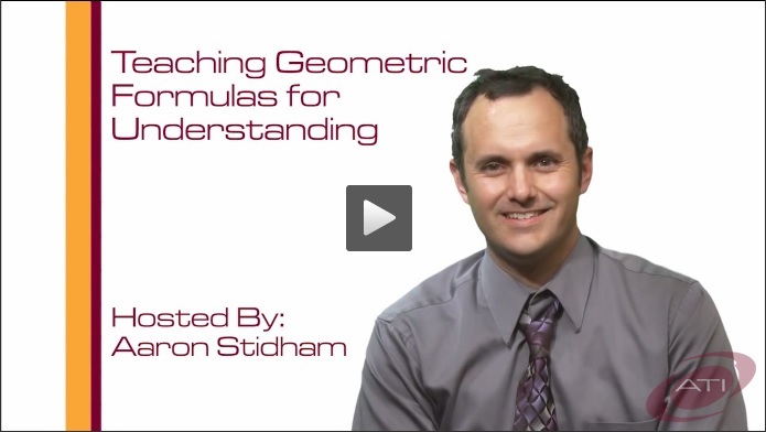 Teaching Geometric Formulas webisode